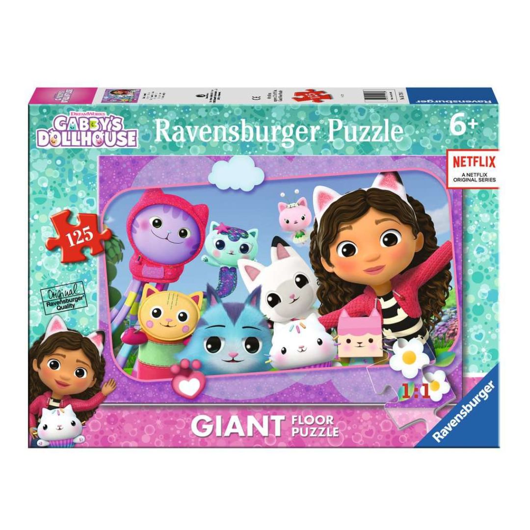 5728 Ravensburger - Gabby's Dollhouse - Puzzle Giant Floor - 125 pezzi