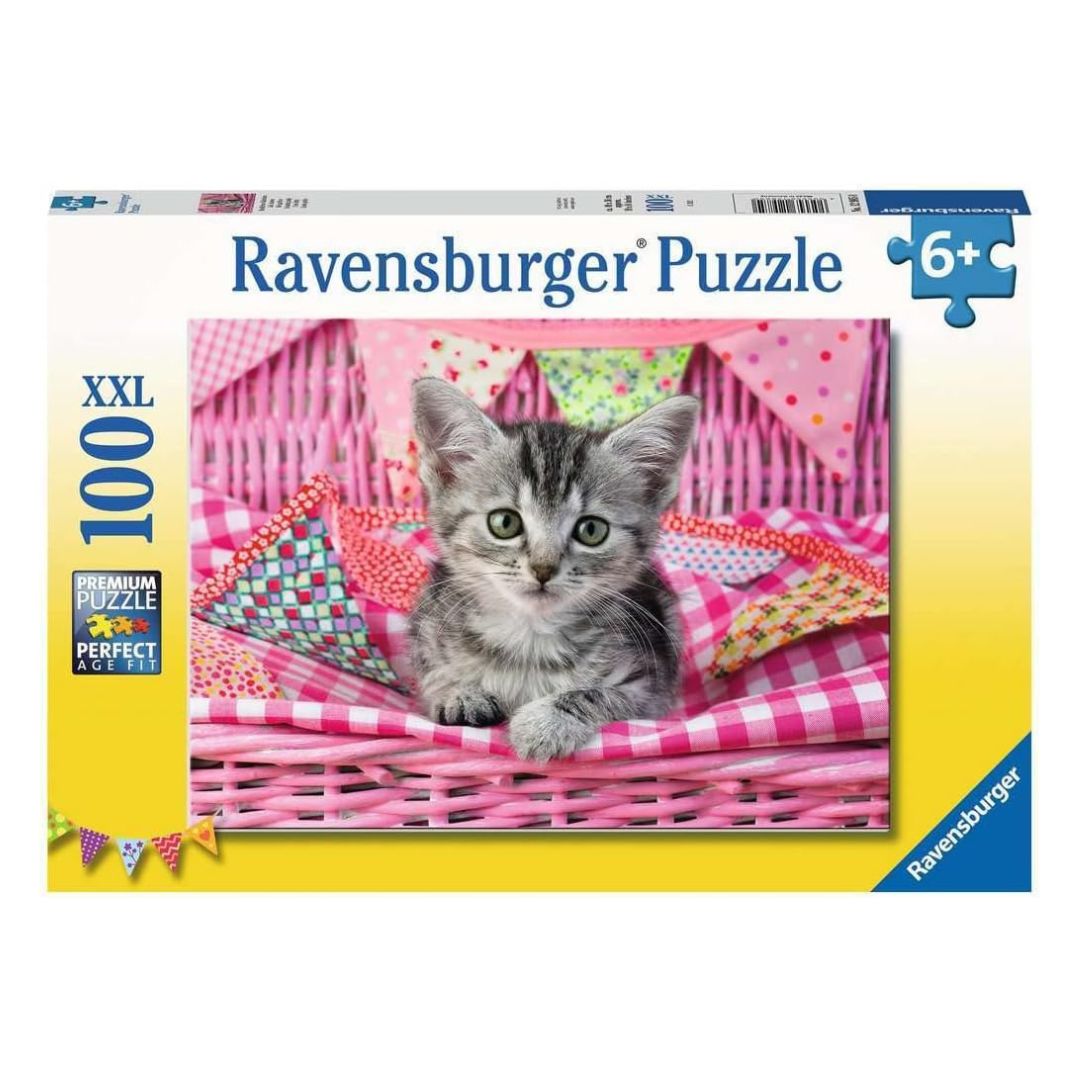 12985 Ravensburger Puzzle - Bel gattino - Puzzle XXL (100 pz)