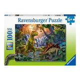 12888 Ravensburger - L'oasi dei dinosauri - Puzzle XXL - 100 pezzi