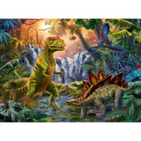 12888 Ravensburger - L'oasi dei dinosauri - Puzzle XXL - 100 pezzi