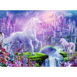 12907 Ravensburger - Regno unicorno - Puzzle Glitter XXL (100 pezzi)