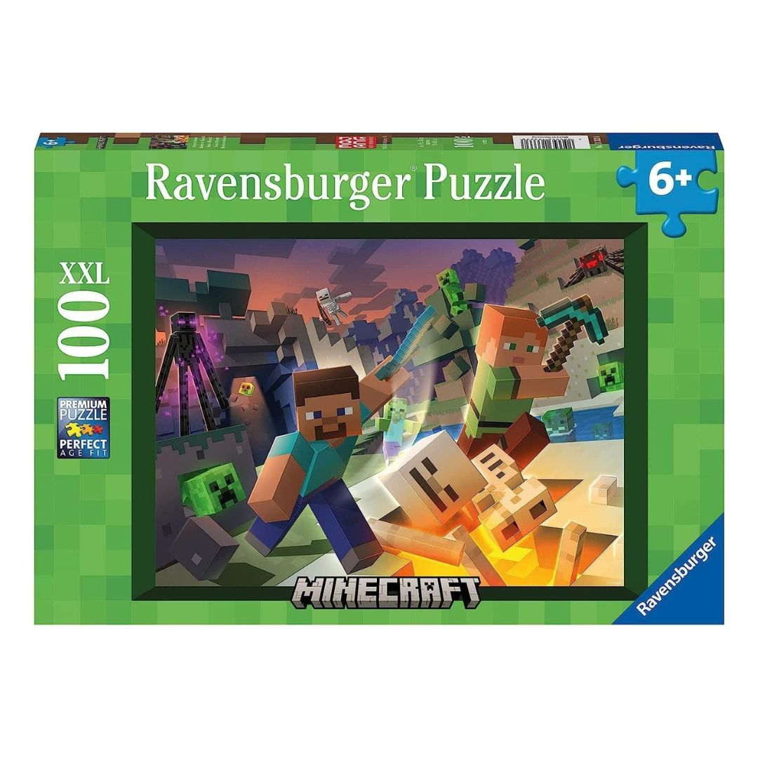 13333 Ravensburger Puzzle 100 pz. XXL Minecraft