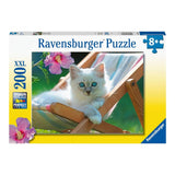 13289 Ravensburger Puzzle - Micio Bianco - Puzzle XXL (200 pz)