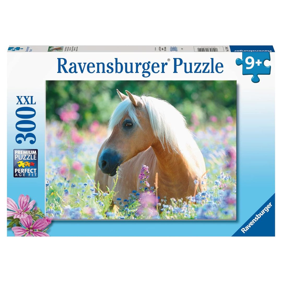 13294 Ravensburger - Cavallo tra i fiori - Puzzle XXL (300 pezzi)