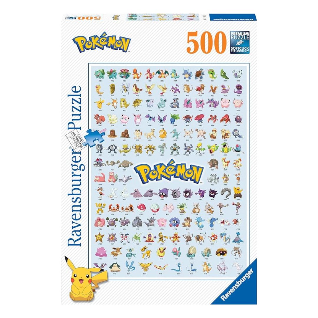 14781 Ravensburger - Pokémon - Puzzle 500 pezzi