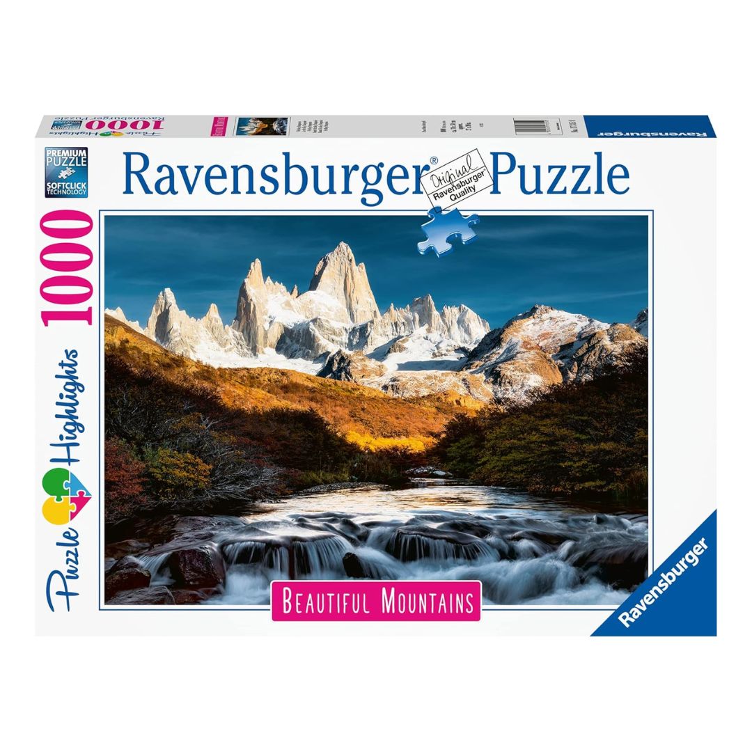 00253 Ravensburger PUZZLE ADULTI 1000 pz Highlights Fitz Roy, Patagonia