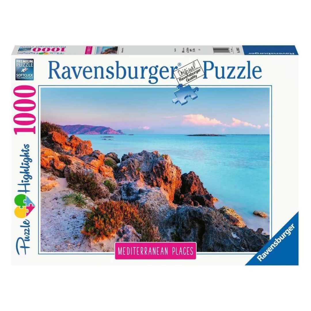 14980 Ravensburger - Mediterranean: Grecia - Puzzle 1000 pezzi