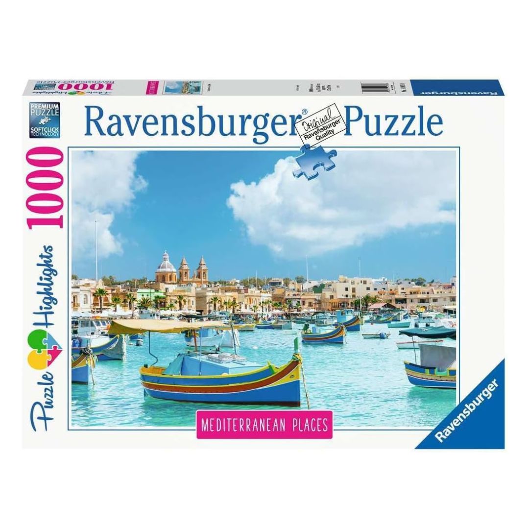 14978 Ravensburger - Mediterranean: Malta - Puzzle 1000 pezzi