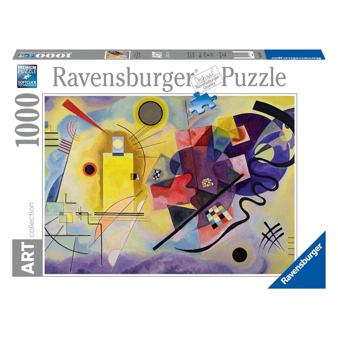 14848 Ravensburger - Giallo, rosso, blu, Kandinsky - Puzzle 1000 pezzi