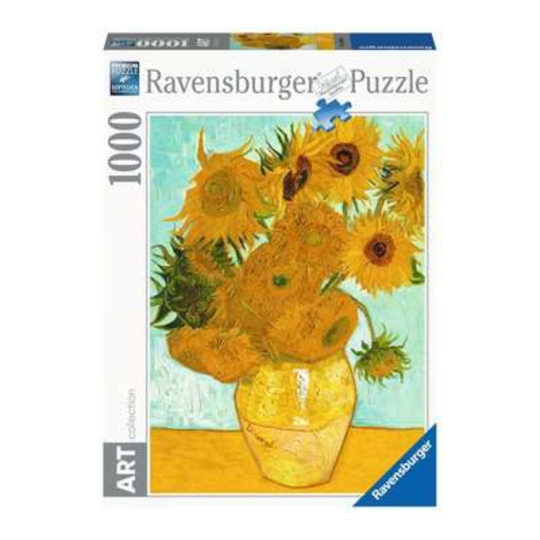 00070 Ravensburger: Art Collection - Vaso di girasoli, Van Gogh - Puzzle 1000 pz