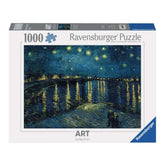 1200064 Ravensburger - Notte stellata sul Rodano, Van Gogh - Puzzle 1000 pezzi