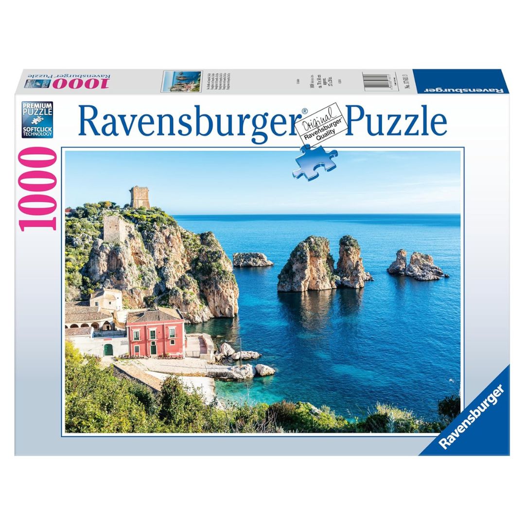 17611 Ravensburger - Faraglioni di Scopello, Sicilia - Puzzle 1000 pezzi