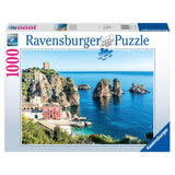 17611 Ravensburger - Faraglioni di Scopello, Sicilia - Puzzle 1000 pezzi