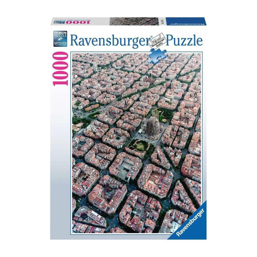15187 Ravensburger - Barcellona vista dall'alto - Puzzle 1000 pezzi