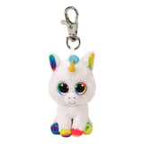 T35040 Ty - Beanie Bellies Clip - Portachiavi peluche unicorno - Pixi