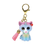 T25057 Ty - Mini Boos Clips - Portachiavi gatto unicorno - Heather