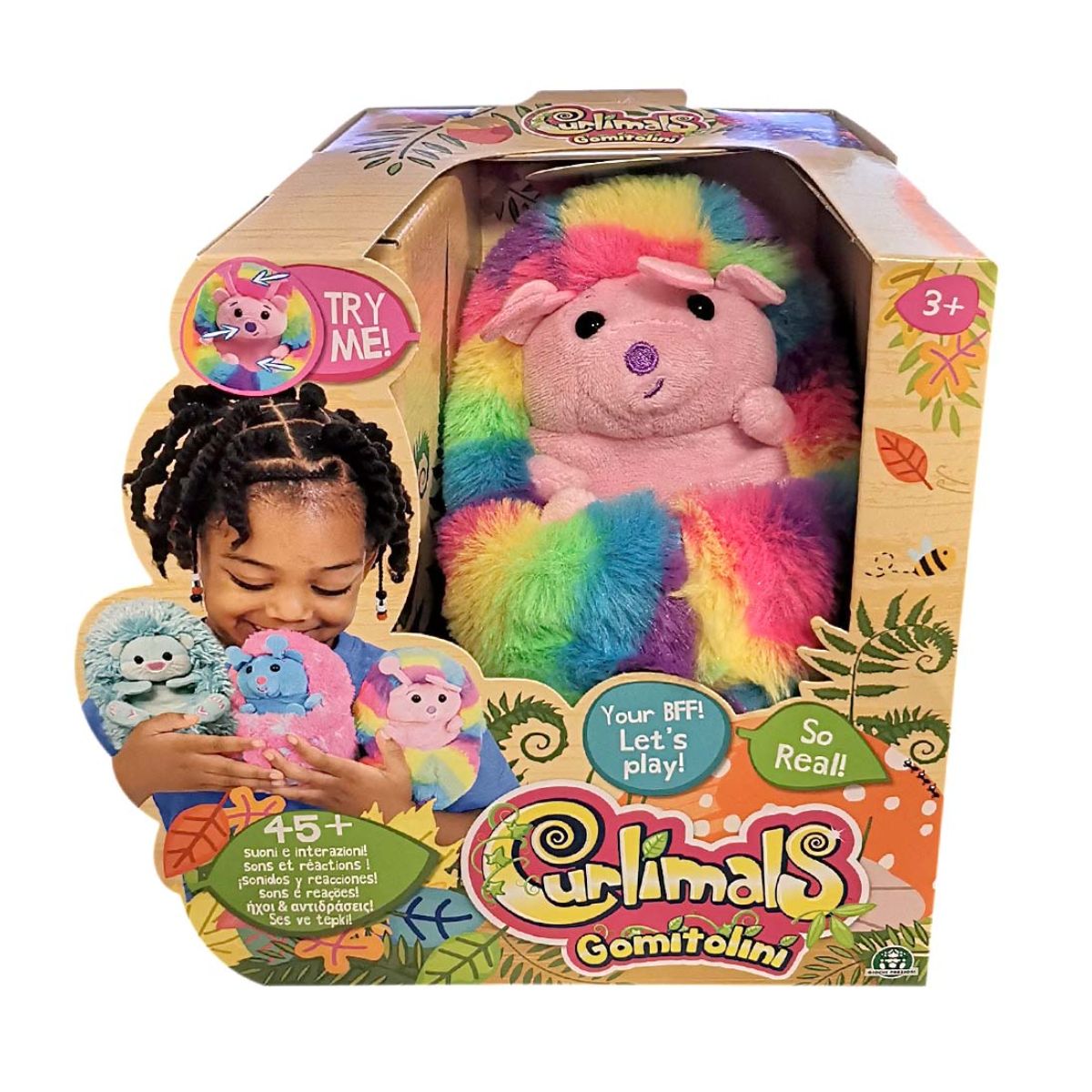 Giochi preziosi - Curlimals: Coco il Bruco - Gomitolino interattivo