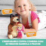 MHA21000 Giochi Preziosi - Bambola Masha + Peluche Orso