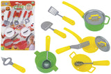Globo - wToys - Set La mia cucina. Pentoline e posate, in 2 colori casuali