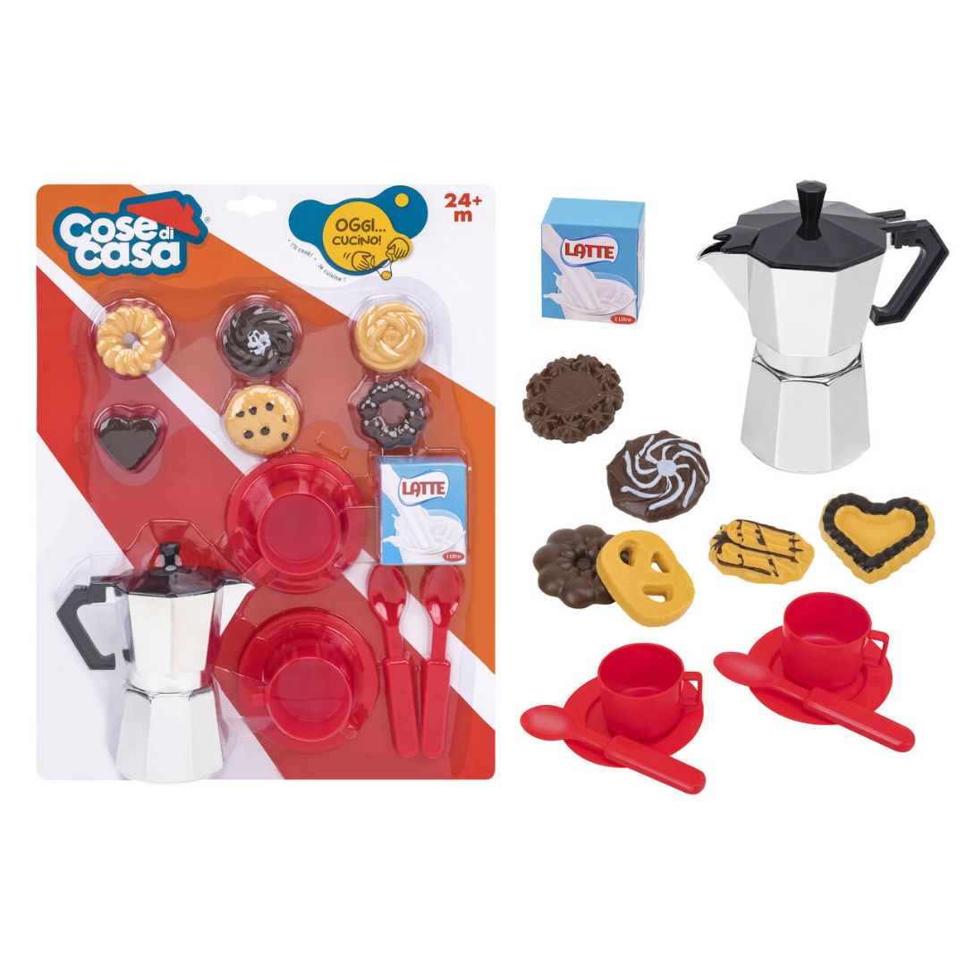 41657 WTOY - Set Caffè - Moka con biscottini