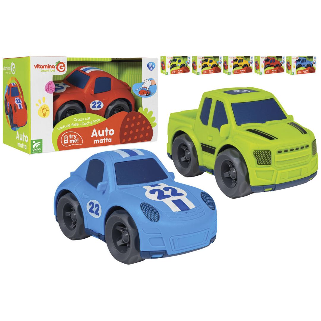 05481 Vitamina G GloboAUTO FRIZIONE Con LUCI E SUONI - modello casuale