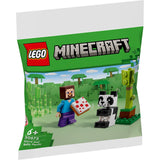 30672- Lego Polybag - Minecraft - Steve e Baby Panda