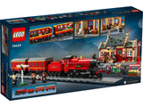 Lego harry potter 76423 espresso per hogwarts e stazione di hogsmeade con treno