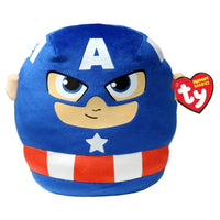 T39257 Ty Squish a boos 22cm captain america Cuscino Peluche Morbido Marvel