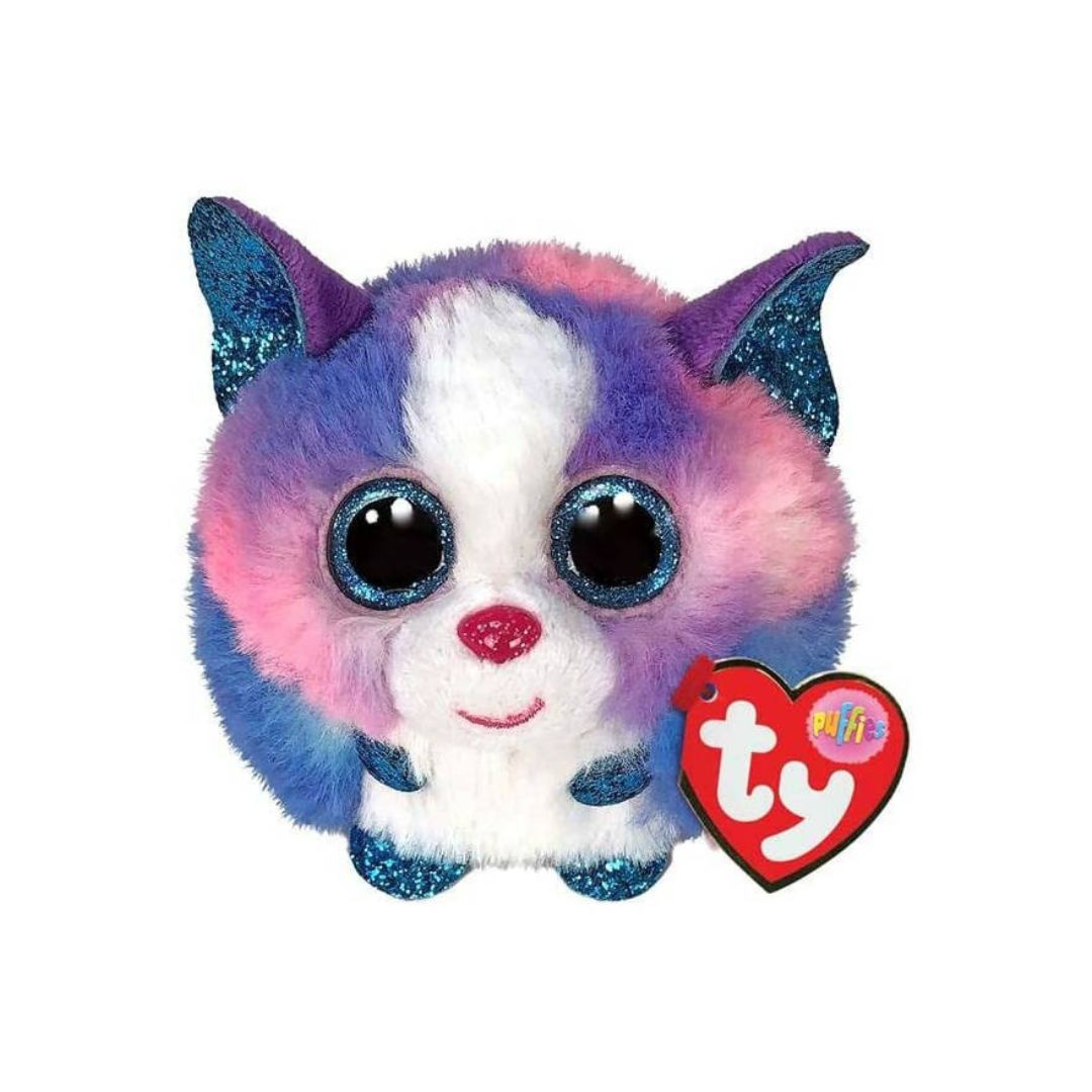 T42521 Ty - Puffies - Pallina peluche husky - Cleo