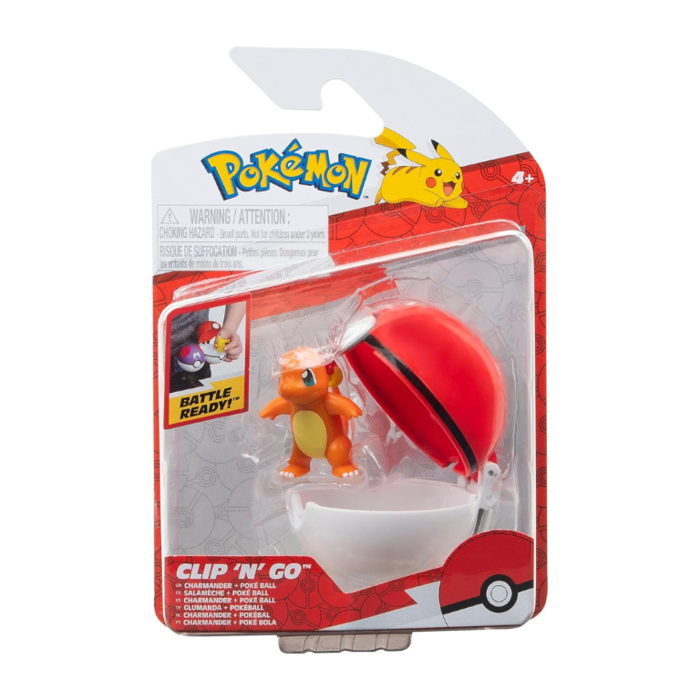 PK160504 Rei Toys - Pokémon Clip 'n' Go - Charmander + Poké Ball
