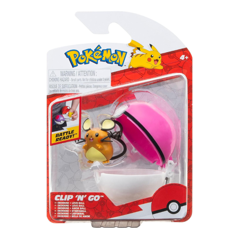 PK160501 Rei Toys - Pokémon Clip 'n' Go - Dedenne+ Love Ball
