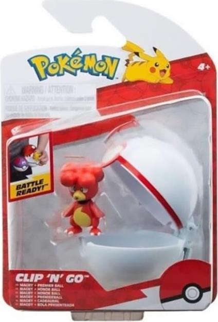 PK160502 Rei Toys - Pokémon Clip 'n' Go - Magby + Premier Ball