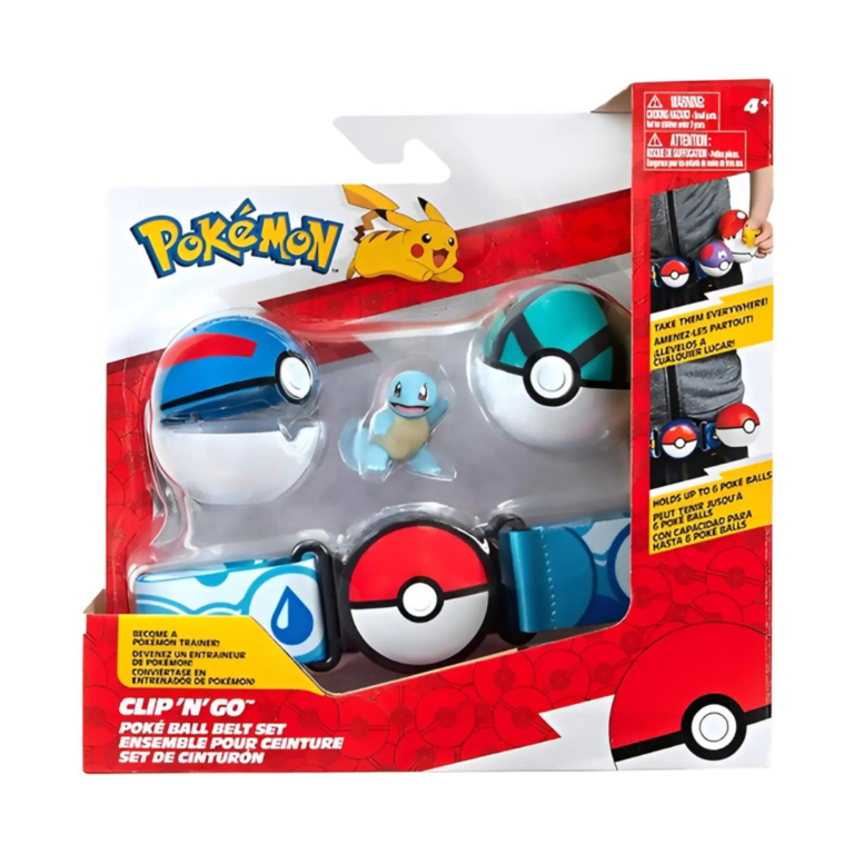 PK170402 Rei Toys - Pokémon Clip 'n' Go - Set Cintura con Squirtle