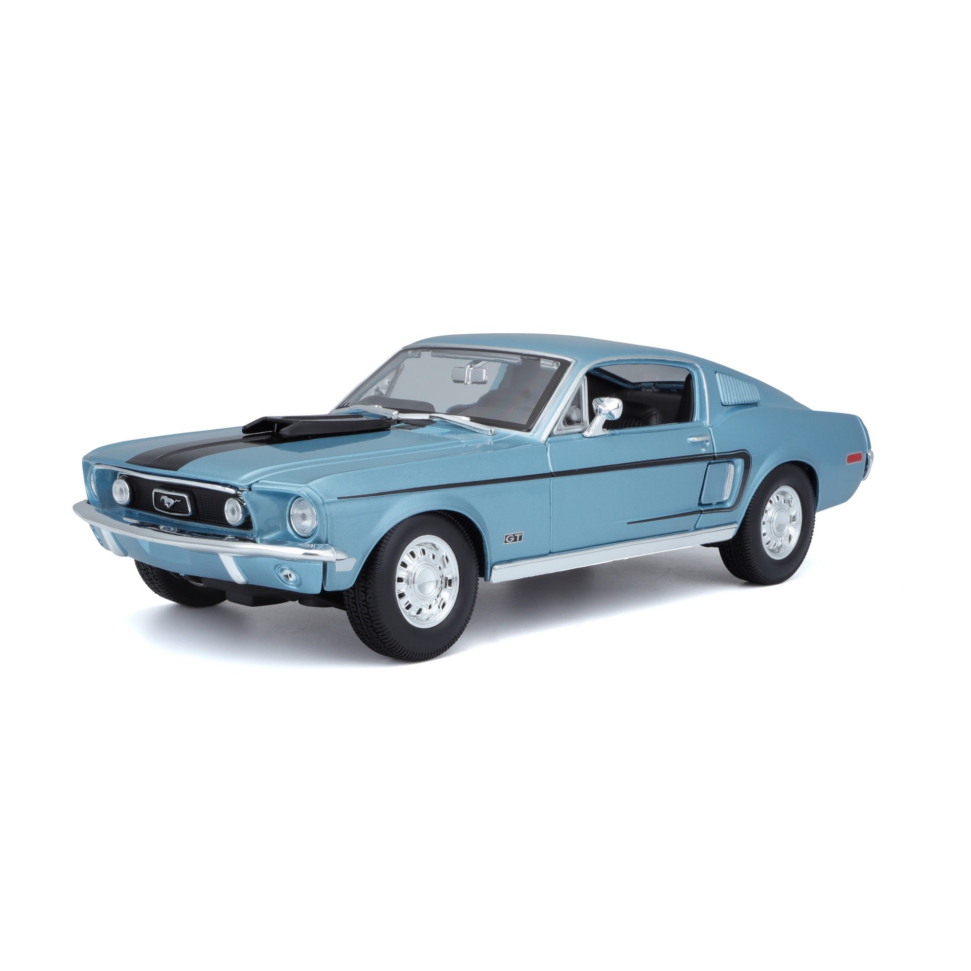 10-31167 Bburago Maisto - Dodge Charger R/T (1969), blu - Scala 1:18