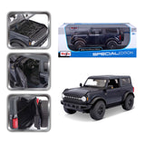 10-31456 Burago Maisto 1:18 - 2021 Ford Bronco Wildtrak Blu Met.