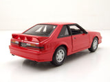 32906 Bburago Maisto - Ford Mustang SVT Cobra (1993), rossa - 1:24