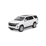 10-n31533 Bburago Maisto - 2021 Chevy Tahoe Bianca scala 1:26