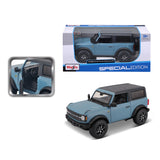 10-31530 BUBburago Maisto 1:24 - 2021 Ford Bronco Versione 2 porte Blu