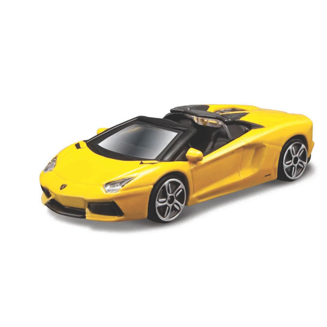 18-30249 Bburago Street Fire - Lamborghini Aventador Roadster, gialla - 1:43