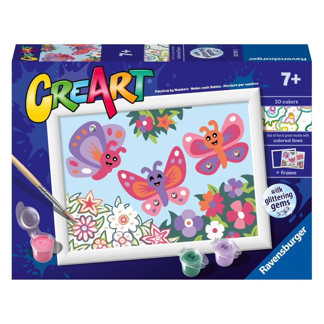 23721 Ravensburger: CreArt - Farfalle glitter - Serie E Classic