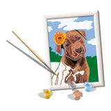 23939 Ravensburger: CreArt - Cucciolo con fiore - Serie E Classic