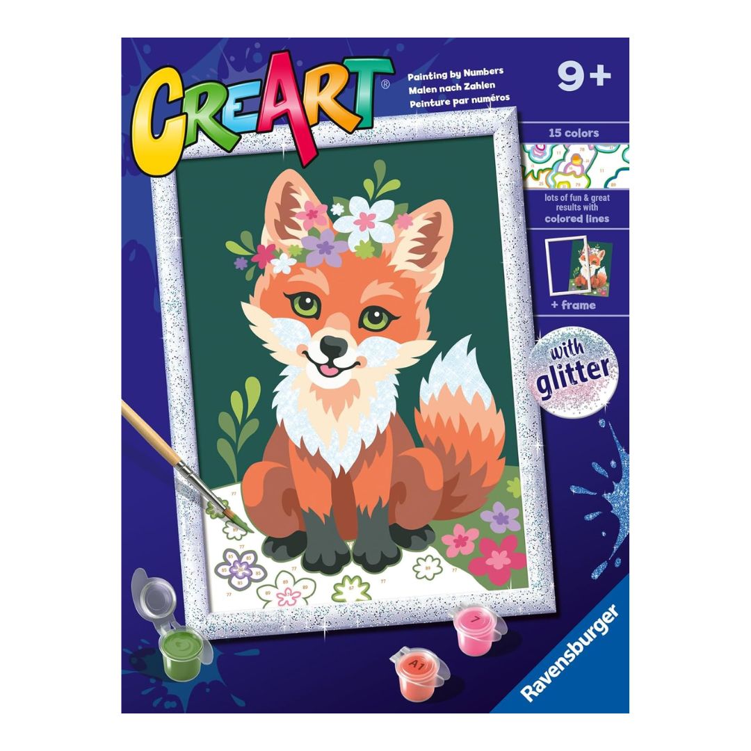 23725 Ravensburger: CreArt - Volpe con i fiori - Serie D classic