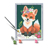 23725 Ravensburger: CreArt - Volpe con i fiori - Serie D classic