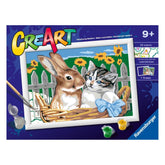 23943 Ravensburger: CreArt - Amici nella cesta - Serie D Classic