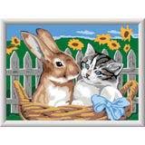 23943 Ravensburger: CreArt - Amici nella cesta - Serie D Classic