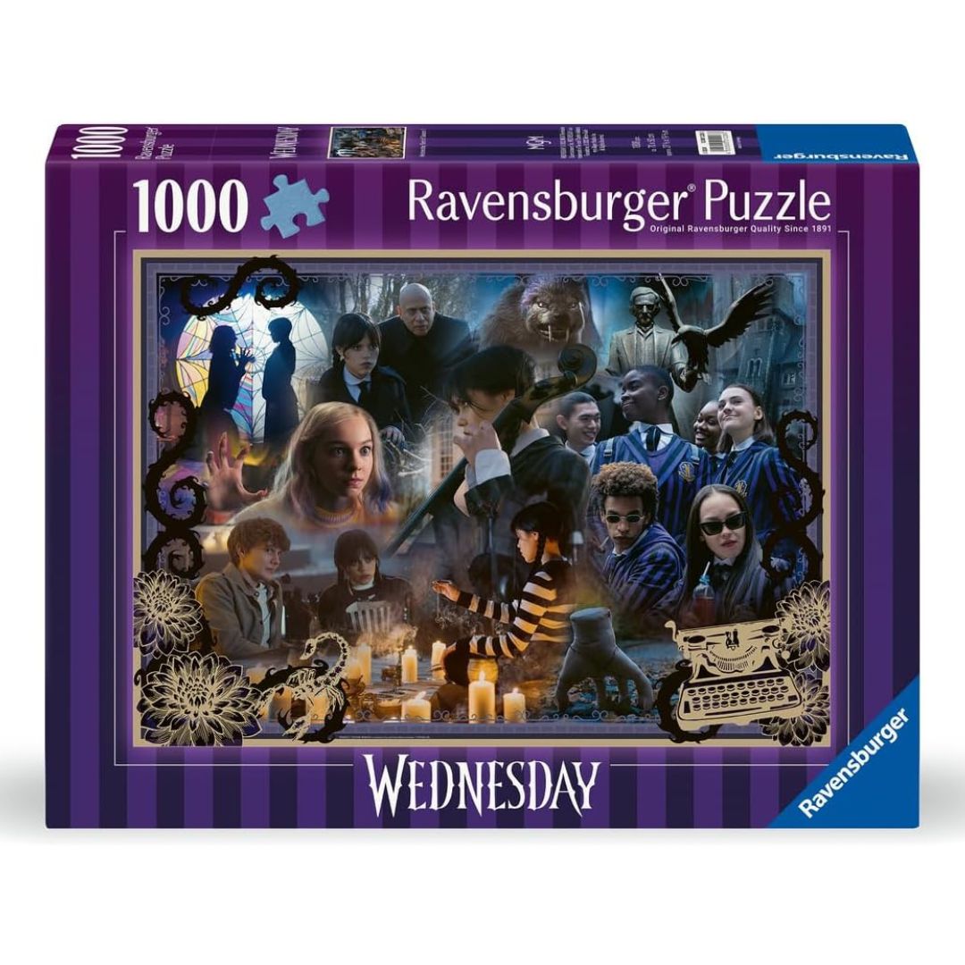 12001228 Ravensburger - Mercoledì Addams - Puzzle 1000 pz