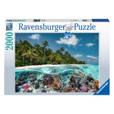 17441 Ravensburger - Un tuffo alle Maldive - Puzzle 2000 pezzi