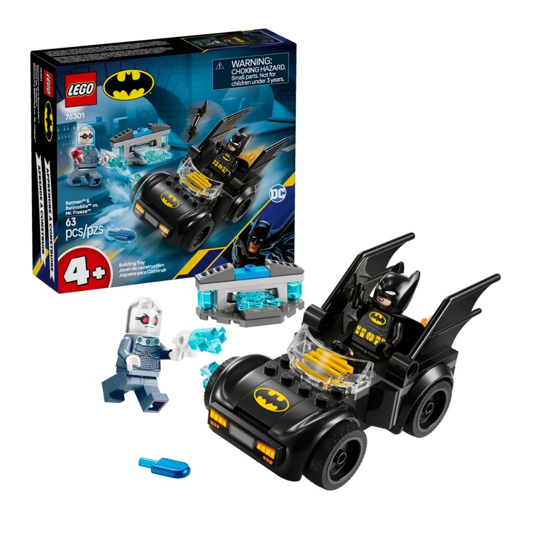 76301 LEGO DC Super Heroes - Batman e Batmobile contro Mr. Freeze