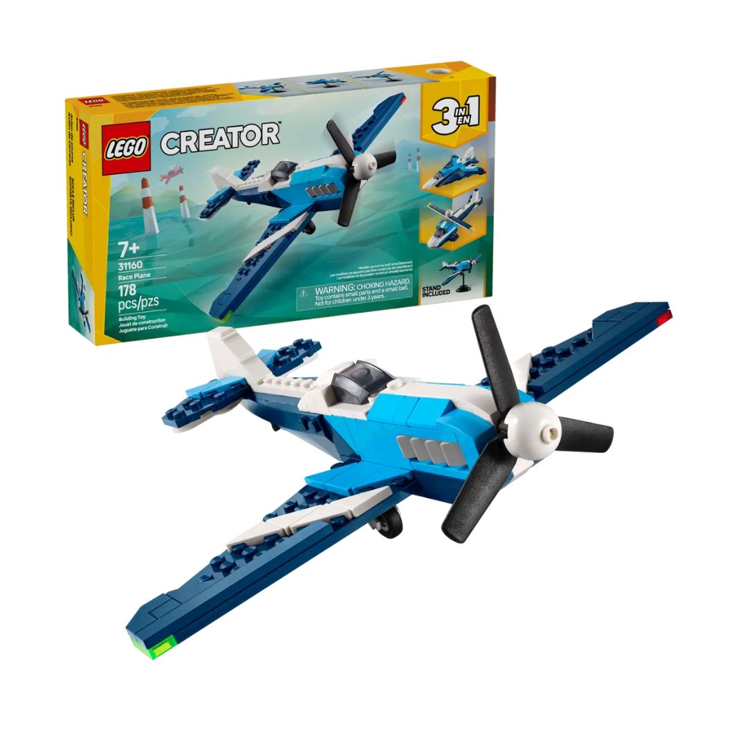 31160 LEGO Creator 3in1 - Velivolo: aereo da competizione