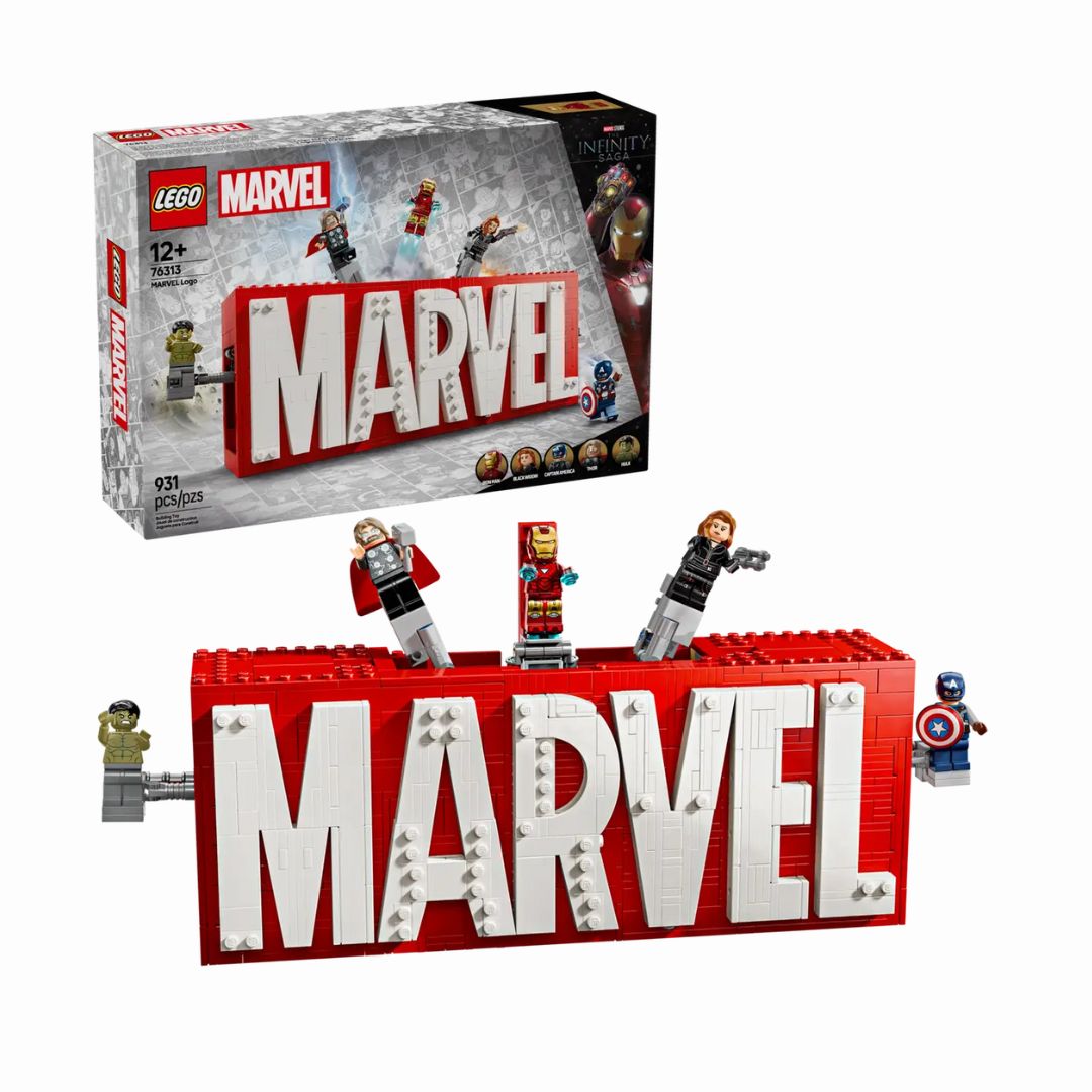 76313 LEGO Marvel - Logo e Minifigure MARVEL